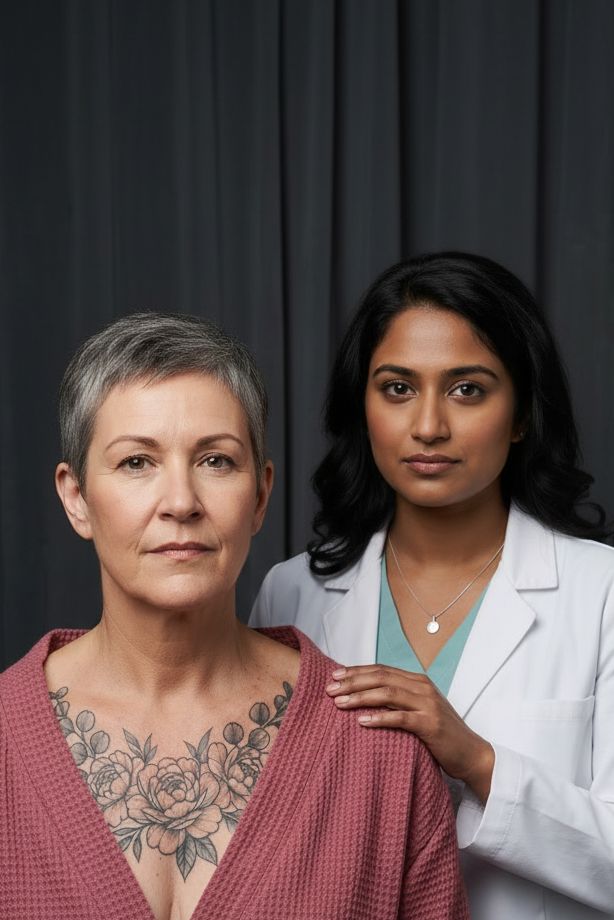 Confident Forward-Facing Portrait
